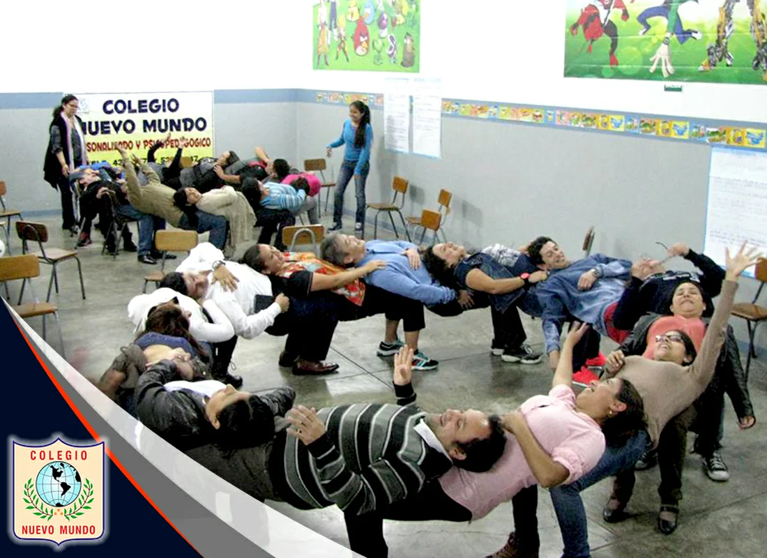 Dinámica grupal durante un encuentro de familias